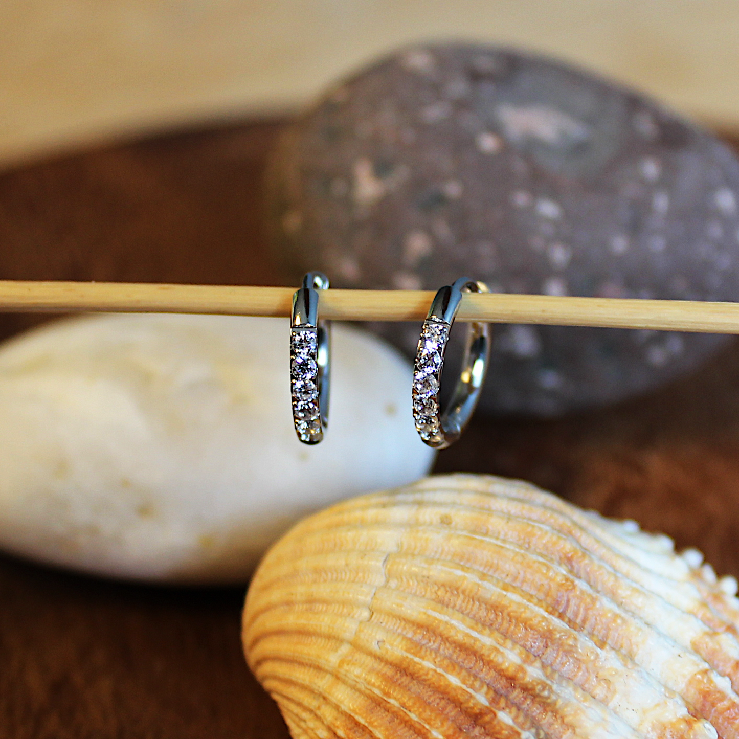 Crystal hoops