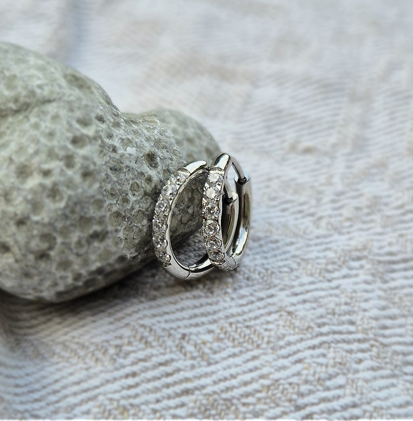 Crystal hoops