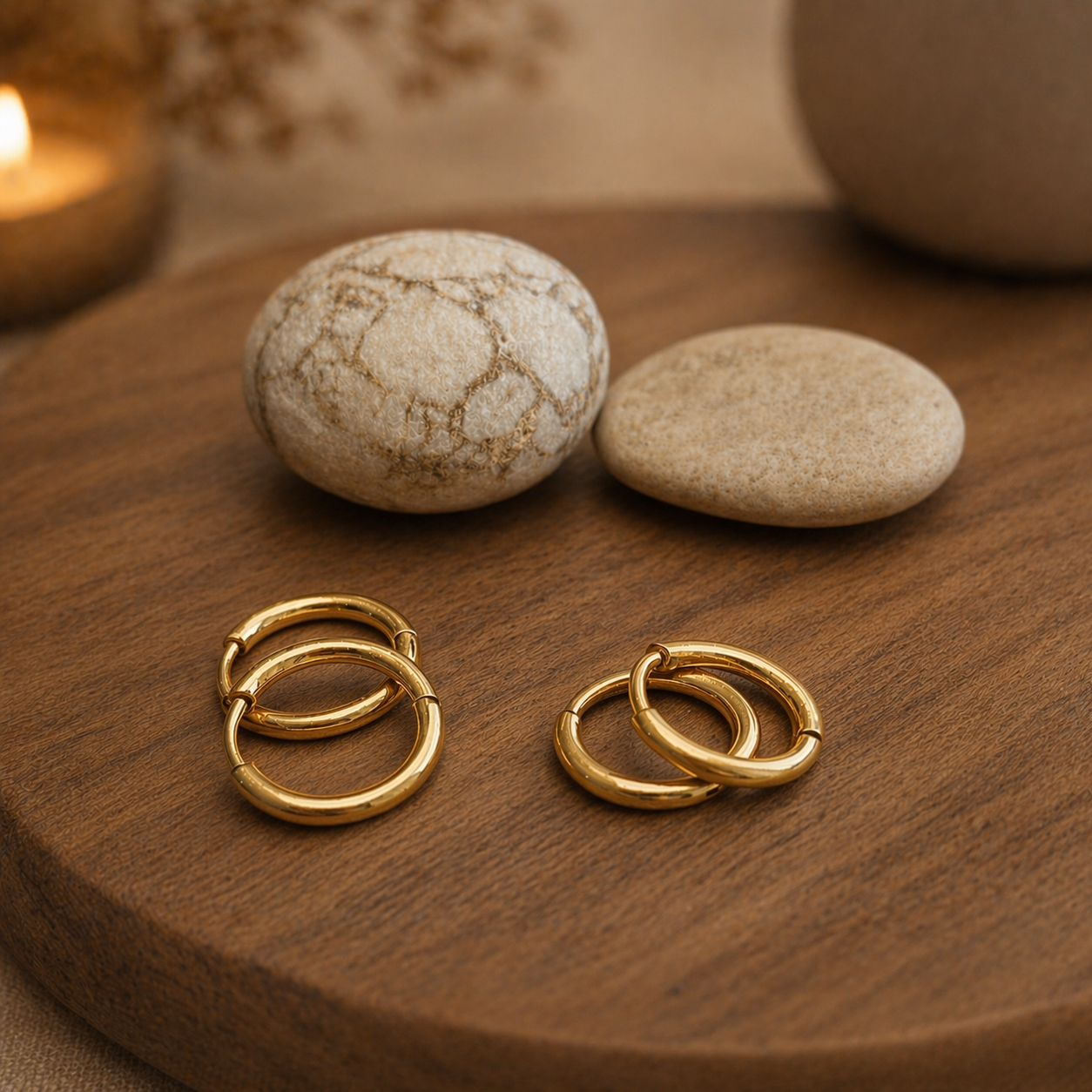 Everyday Gold Hoops – 2 Pack