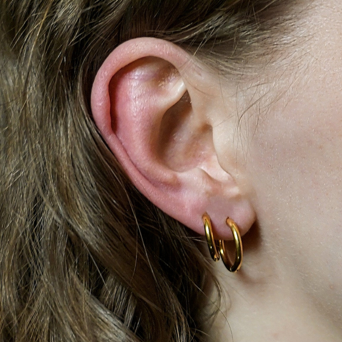 Everyday Gold Hoops – 2 Pack
