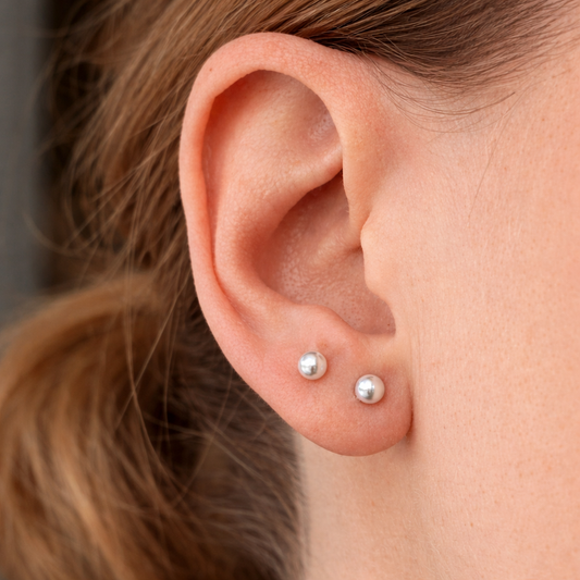 Pärlörhängen 4 mm